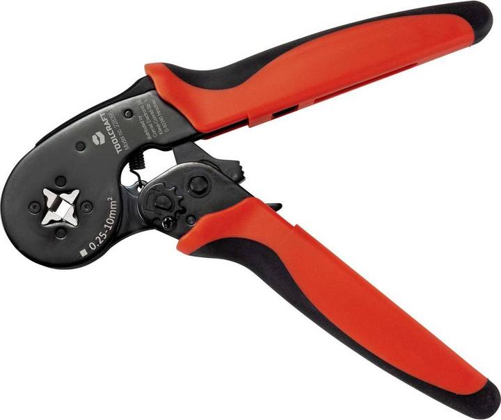 Produktbild Toolcraft Selbsteinstellende Crimpzange für Aderendhülsen (190 mm)
