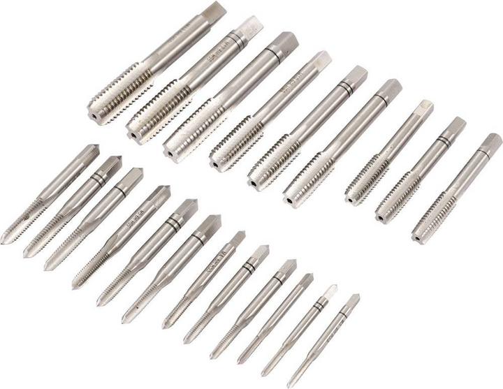 Actual product image Toolcraft 21TLG.HSS Hand tap set M3 - M12