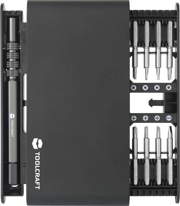 Actual product image Toolcraft Two-spindle precision screwdriver 17 in 1