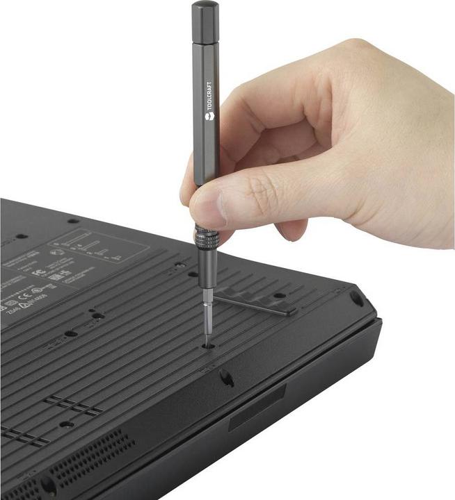 Actual product image Toolcraft Two-spindle precision screwdriver 17 in 1