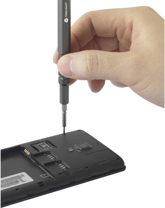 Actual product image Toolcraft Two-spindle precision screwdriver 17 in 1
