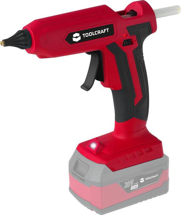 Actual product image Toolcraft Battery hot glue gun 20 V