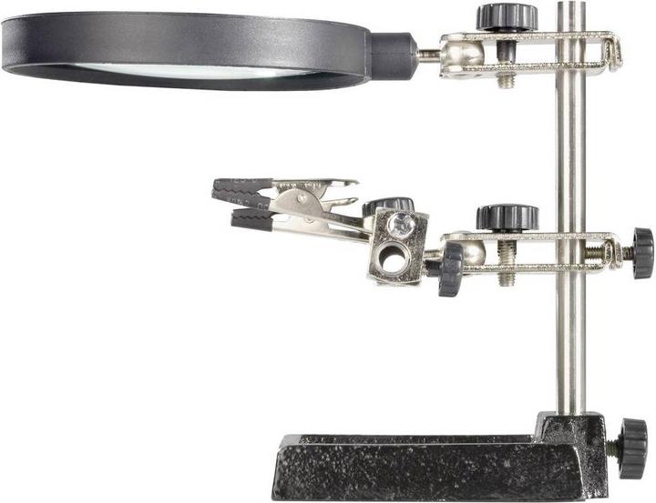 Produktbild Toolcraft Löt- und Montagehilfe mit Glaslupe ZD-10H