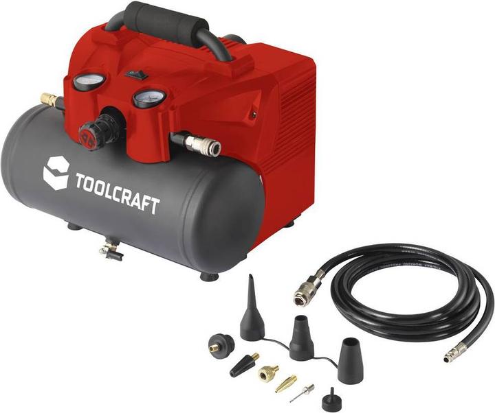 Produktbild Toolcraft Akku-Druckluft-Kompressor AP-1200 (8 Bar, 6 l)