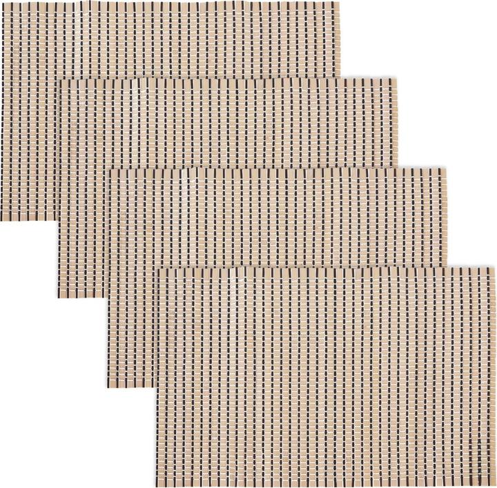 Immagine prodotto Natura Punto Set di 2 tovagliette in bambù, ciascuna di 30 x 45 cm (2 x, 30 x 45 cm)
