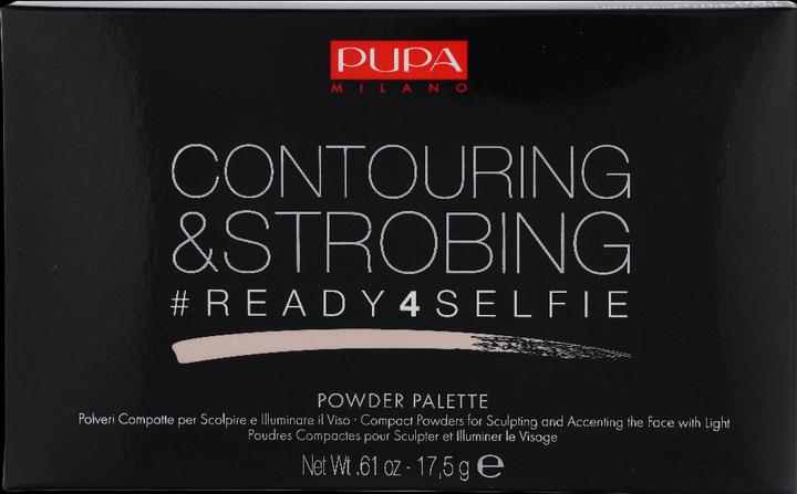 Actual product image Pupa Milano Contouring & Strobing Palette Ready 4 Selfie Light Skin (#001 Light)