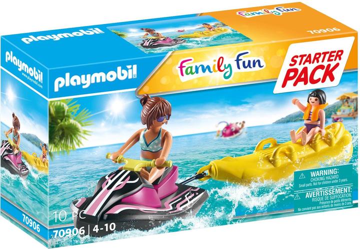 Playmobil Starter Pack Wasserscooter mit Bananenboot (70906, Playmobil Family Fun)