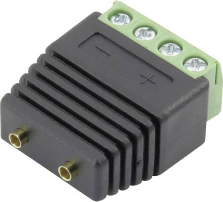 Actual product image Conrad Components Banana double socket 2 mm with connection terminal