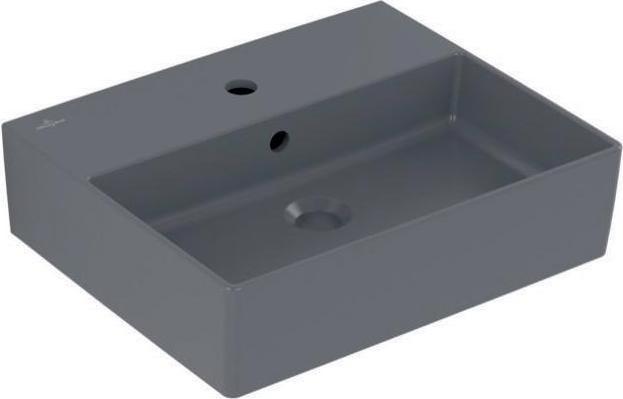 Villeroy & Boch V&B Waschtisch MEMENTO 2.0 500x420mm m ÜL f 3-L.-Armatur graph C+ (420 mm, 500 mm)