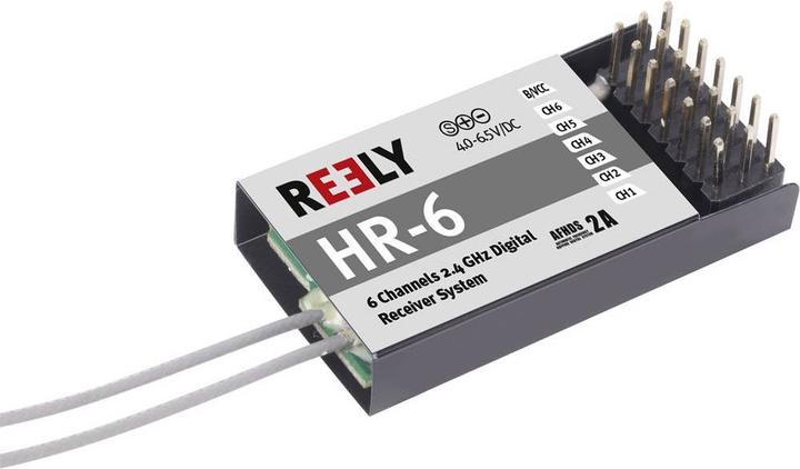 Actual product image Reely 6-channel receiver HR-6 2.4 GHz