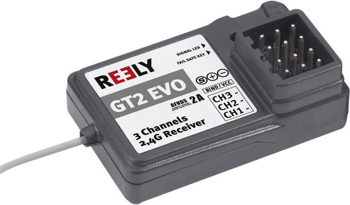 Actual product image Reely 3-channel receiver GT2 EVO