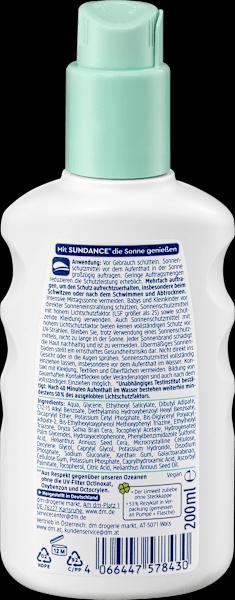 Actual product image dm Sundance SUNDANCE Sensitive Spray SPF30 (Sun spray, SPF 30)
