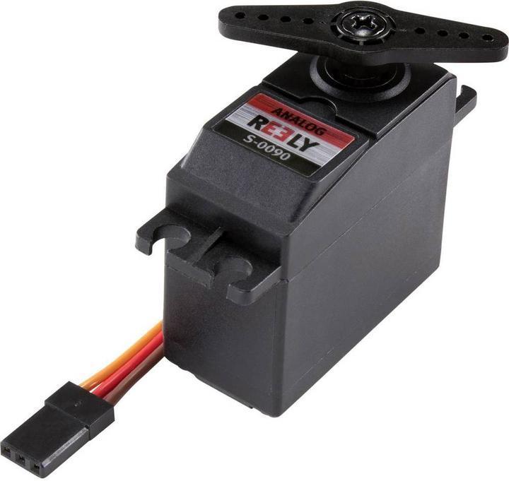 Actual product image Reely Standard servo CYS-S0090 Analog servo Gear material: Metal Connector system: JR