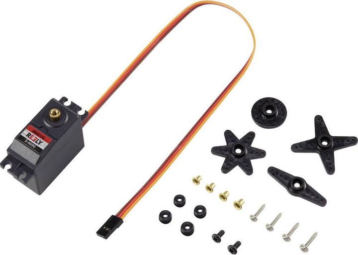 Actual product image Reely Standard servo CYS-S0090 Analog servo Gear material: Metal Connector system: JR