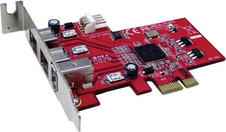 Produktbild Renkforce 3 Port FireWire 400/800 PCI-Express-Karte