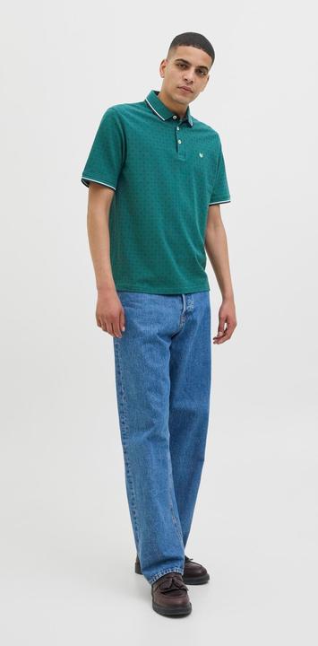 Actual product image Jack & Jones All Over Print Polokragen Poloshirt Poloshirt (L)