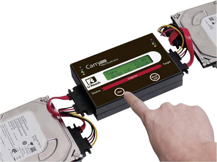 Produktbild Renkforce Tragbarer HDD-Festplatten Duplikator 1 auf 1