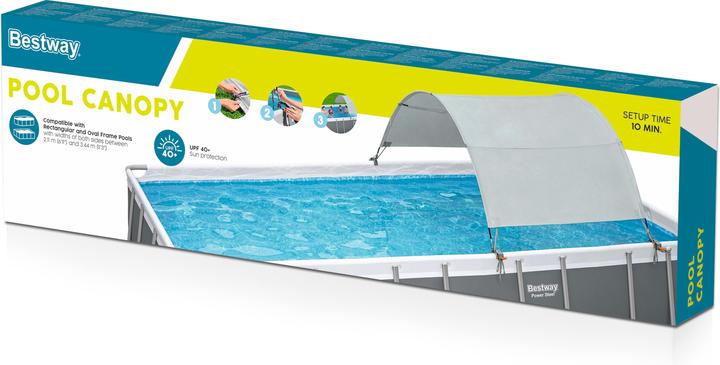 Actual product image Bestway Above Ground Pool Canopy Sunshade 2.11-3.44 m