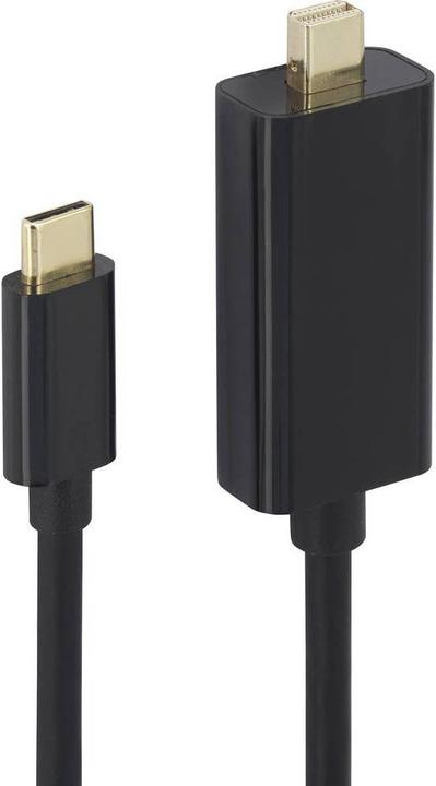 Image du produit Renkforce Câble de connexion USB-C vers Mini-DisplayPort 0.5 m (0.50 m, HDMI)