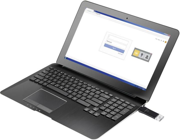 Actual product image Renkforce USB Password Manager Stick PM-01 - No more remembering passwords!