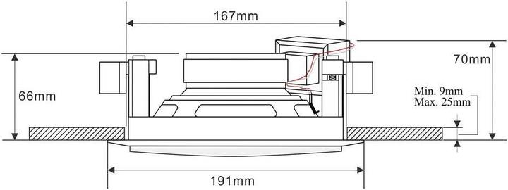 Image du produit Renkforce Haut-parleur Public Adress encastré au plafond de 130 mm (1 pièce)