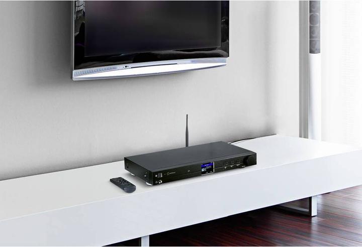 Actual product image Renkforce RF-DAB-IR 1700 HiFi Tuner DAB+, FM, Internet Radio, Bluetooth, WLAN DLNA-capable (DAB+, FM, Bluetooth, Wi-Fi)