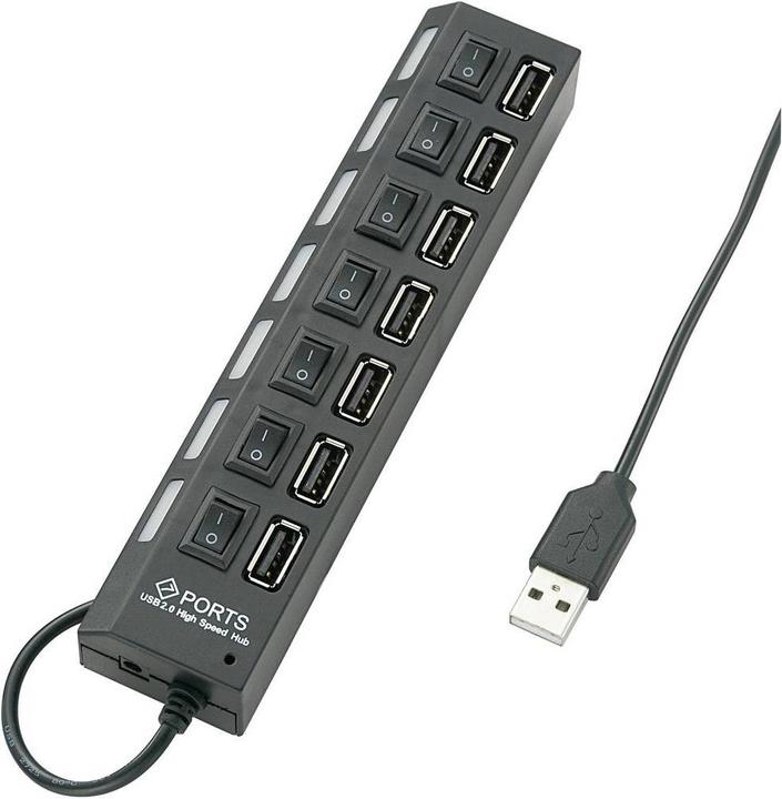 Renkforce RF-4847589 (USB-A, 7 Ports)