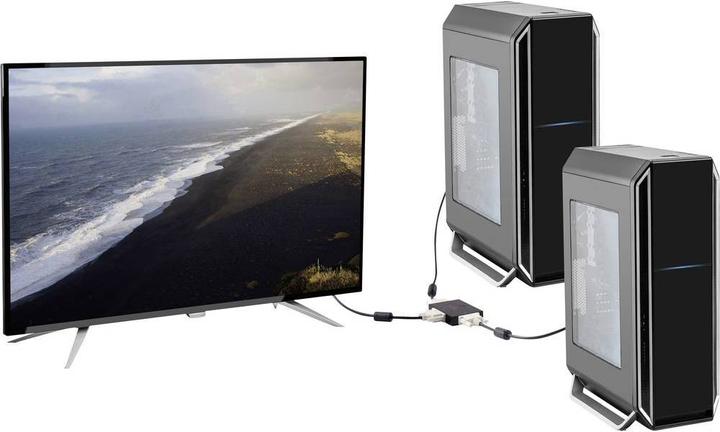Produktbild Renkforce DVI-Switch bidirektional passiv