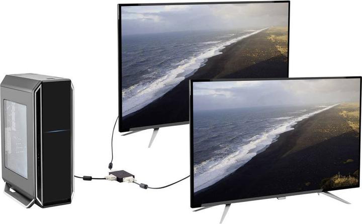 Produktbild Renkforce DVI-Switch bidirektional passiv