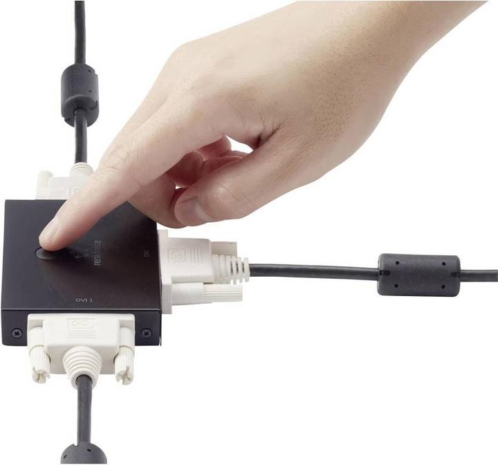 Produktbild Renkforce DVI-Switch bidirektional passiv