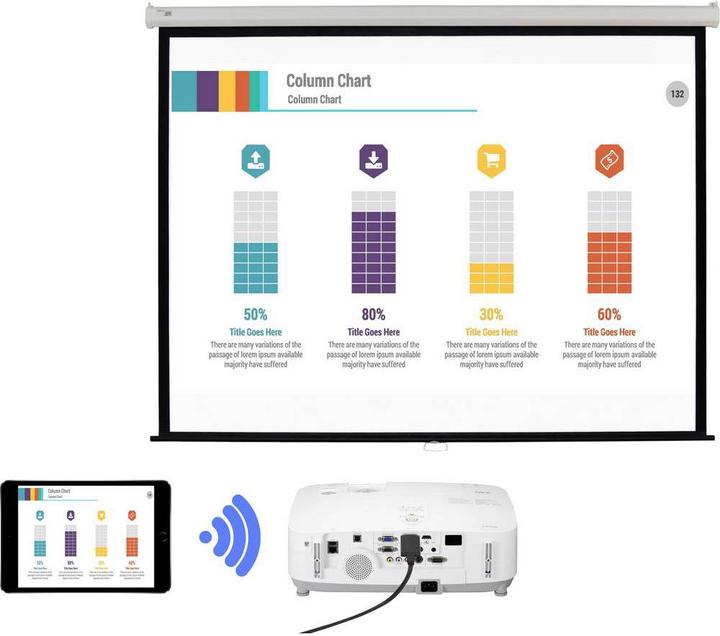 Actual product image Renkforce HDMI streaming stick (AirPlay, Miracast, DLNA)