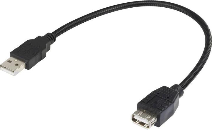 Image du produit Renkforce Rallonge USB col de cygne 0,16 m (0.16 m, USB 2.0)