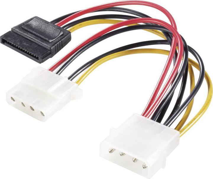 Produktbild Renkforce IDE zu SATA+IDE Strom-Adapterkabel 15 cm