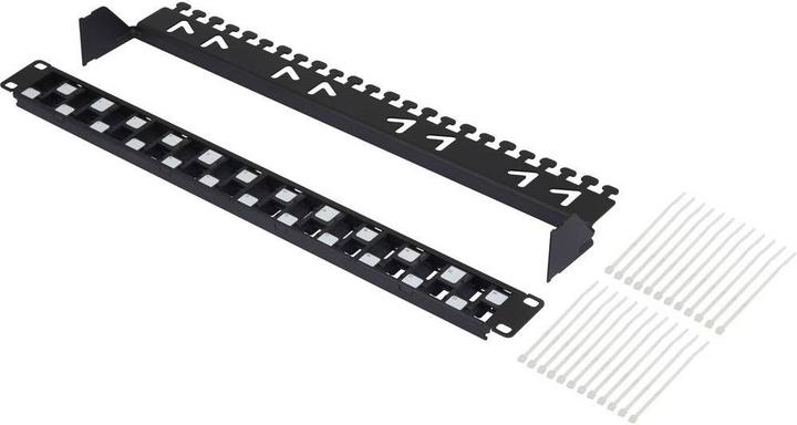 Actual product image Renkforce Keystone Panel 24-sockets 1U