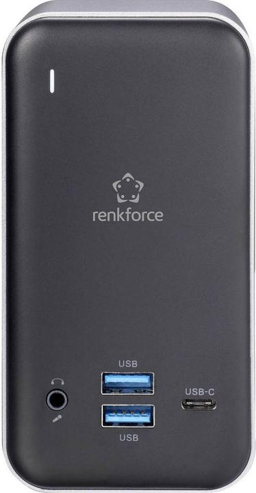Produktbild Renkforce USB-C Dock Notebook Dockingstation (USB-C, 13 Ports)
