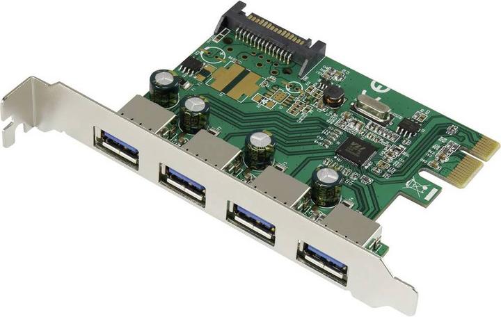 Image du produit Renkforce renkorce Carte contrôleur USB 3 PCI-Express 4 ports
