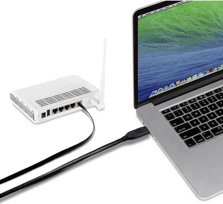 Produktbild Renkforce USB-C auf RJ45 Konsolen-Kabel 3 m (3 m)