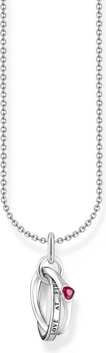 Actual product image Thomas Sabo Chain with Together ring pendant silver (925 silver, 38 - 45 cm)