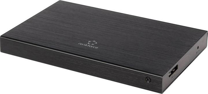 Renkforce 6.35 cm (2.5"³) SATA hard drive enclosure USB 3 Alu (2.5")