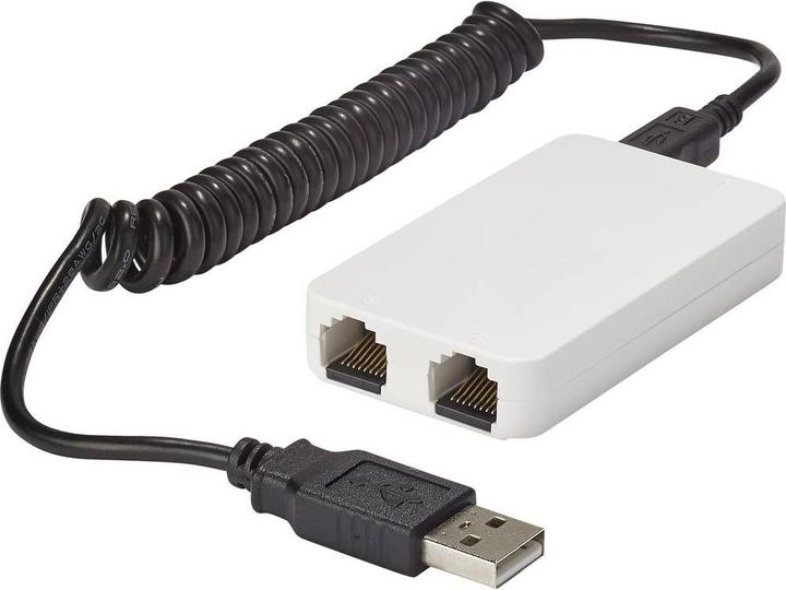 Actual product image Renkforce Ethernet Switches superslim USBPower supply (3 Ports)