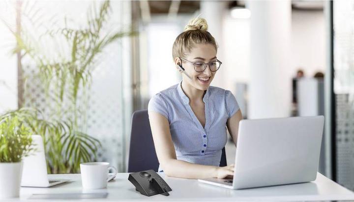Actual product image Renkforce Bluetooth headset with charging station (ANC, 4.50 h, Wireless)
