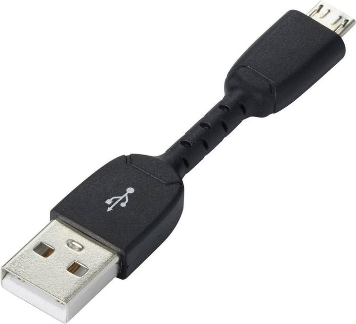 Produktbild Renkforce USB 2 Powerbank Anschlusskabel A/Micro-B 5 cm (0.05 m, USB 2.0)