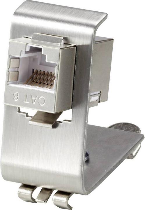 Produktbild Renkforce 1 Port RJ45 Keystone Modul für Hutschiene (Keystone Modul)