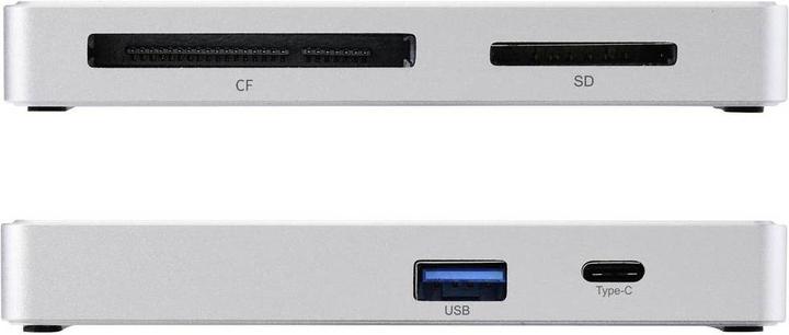 Actual product image Renkforce External USB 3.2 Gen1 (USB 3.0) Memory Card Reader and Hub USB-C (USB, USB-C 3.2 Gen 1)