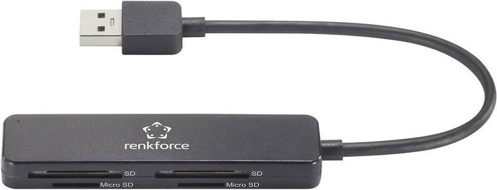 Produktbild Renkforce USB-A 3 tragbarer Kartenleser (USB)