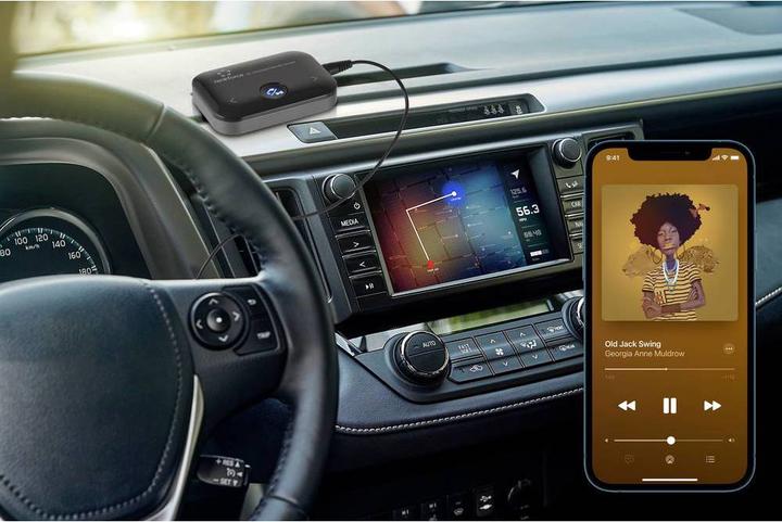 Produktbild Renkforce Bluetooth Audio-Sender und -Empfänger mit Batterie und Mikrofon (Sender & Empfänger)