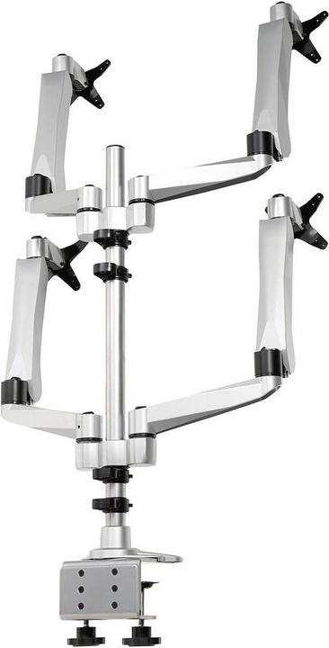 Actual product image SpeaKa Professional Flex 4-fold monitor holder, table mounting with gas pressure technology with C-clamp (Table, 27")