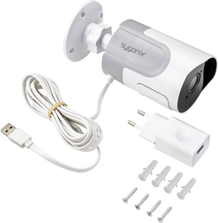 Image du produit Sygonix Caméra de surveillance WLAN Caméra extérieure 1080P (1920 x 1080 Pixels)