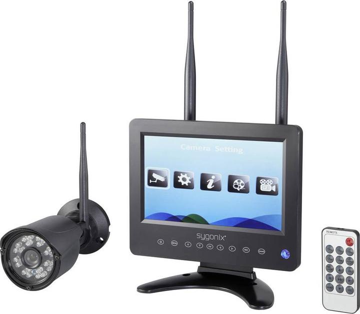 Image du produit Sygonix Set de caméras de surveillance Set de surveillance sans fil 720P (1280 x 720 pixels)