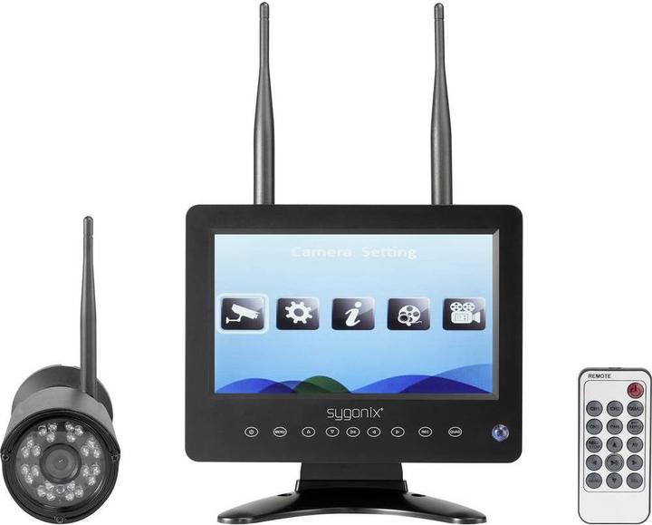 Image du produit Sygonix Set de caméras de surveillance Set de surveillance sans fil 720P (1280 x 720 pixels)